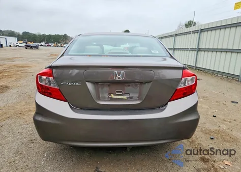 2012 Honda Civic Lx from USA, damaged, VIN 2HGFB2F59CH587738